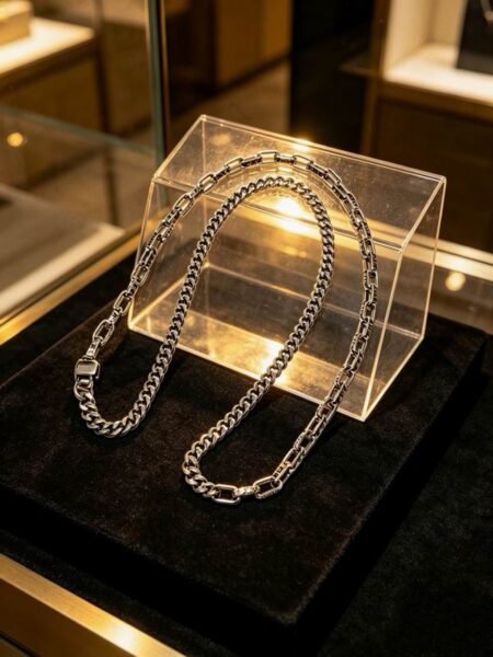 Louis Vuitton Mixed-Link Layered Necklace Design