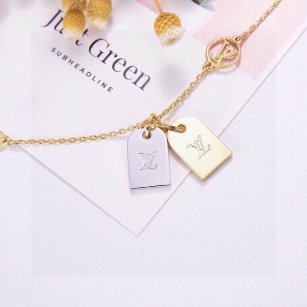 Louis Vuitton Double Tag Chain Bracelet