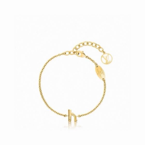 Louis Vuitton Letter Initial Chain Bracelet