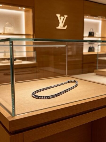 Louis Vuitton Slim Curb Chain Necklace