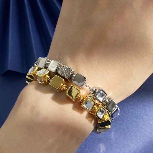 Louis Vuitton Square Accent Link Bracelet